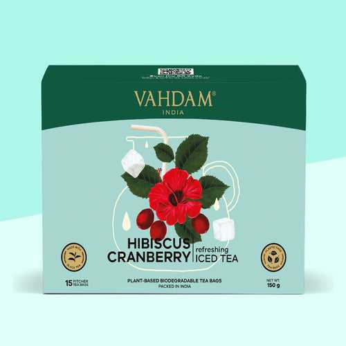 Hibiscus Cranberry Iced Tea | 15 Pitcher Tea Bags