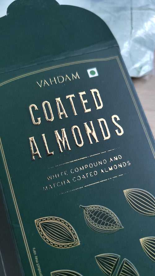 Matcha Coated Almonds 50gm