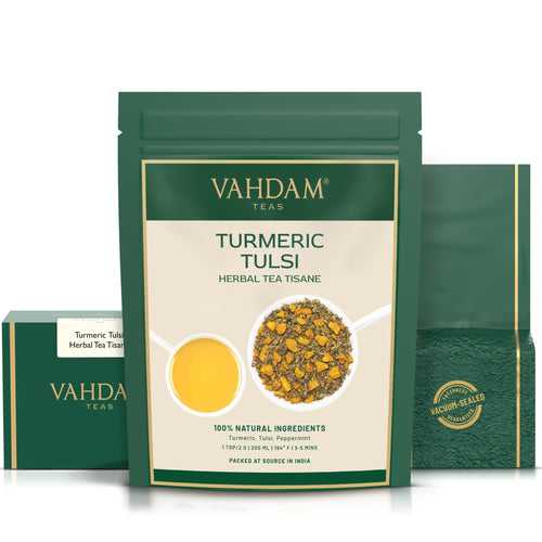 Turmeric Tulsi Herbal Tea Tisane, 100 gm