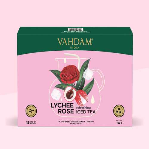 Lychee Rose Iced Tea | 15 Pitcher Tea Bags