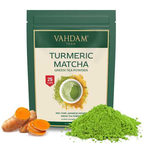 Turmeric Matcha Green Tea Powder, 50 gm