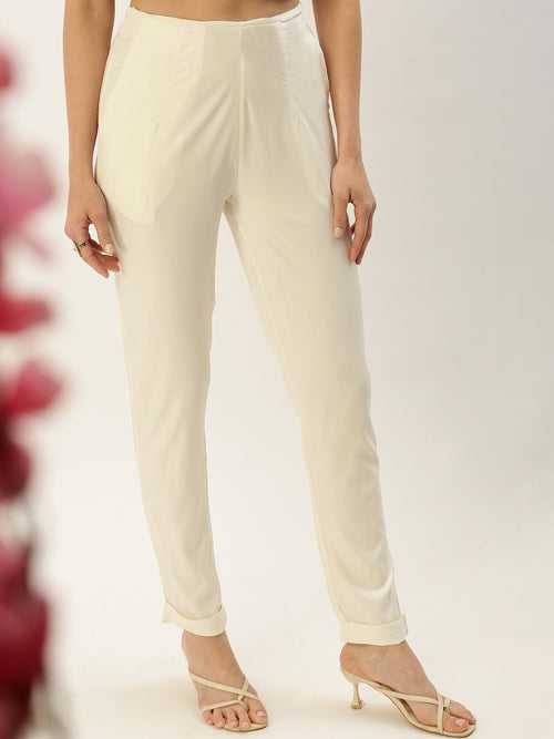 Women’s Cigarette Pant Beige