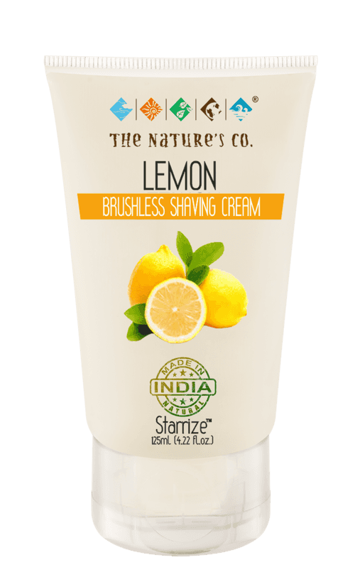 LEMON BRUSHLESS SHAVING CREAM (125 ml)