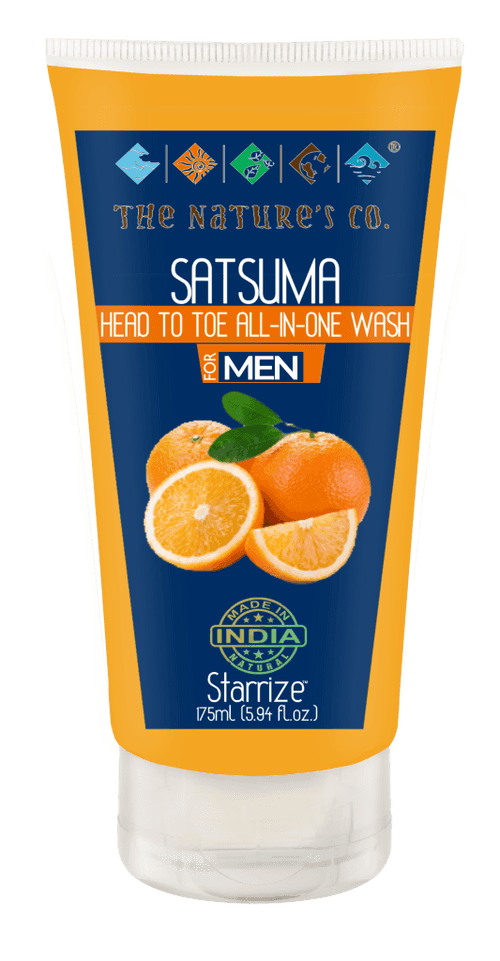 SATSUMA HEAD TO TOE ALL- IN-ONE WASH FOR MEN (175 ml)