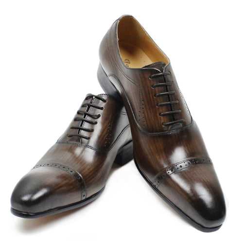Men's Leather Business Casual Oxford Shoes Classic Three-Joint Cross-Border Men's Pointed Leather Shoes Men's Fashion Shoes