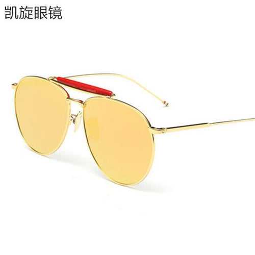 Pilot frame Mirrored Sunglasses