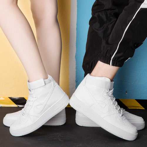 Men's shoes Air Force One new sneakers Korean version AJ4 couples high-top white shoes youth casual sports shoes