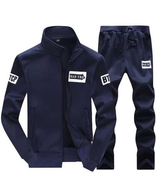 Tracksuit Casual Sport Suit Men Running Sets Sportswear  Male Clothing Jogging Suit