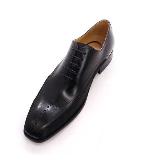 European and American Business Leather Shoes Men's 2021 New First Layer Cowhide Horse Fur Handmade Men's Shoes Fashion Square Toe Casual Pumps