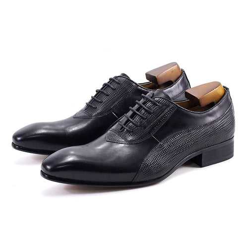Cross-Border Leather Shoes Men's Leather Foreign Trade plus Size Business Casual Oxford Shoes Cowhide Handmade Men's Formal Shoes