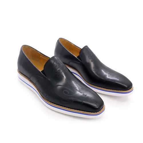 Men's Leather Shoes Casual Shoes Green Fashion Comfortable Flats Handmade Classic Loafers Office Banquet Men's Shoes