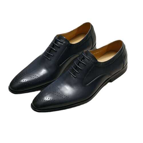 Leather Shoes Men's Leather Business Oxford Shoes Pointed Formal Men's Shoes Wedding Shoes Handmade Calf Leather Shoes Leather Shoes