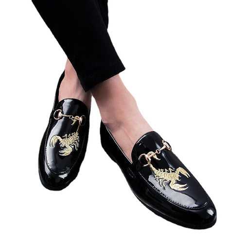 men's pointed-toe leather shoes foreign     pointed-toe leather shoes men's feet trend hair stylist men's leather shoes casual