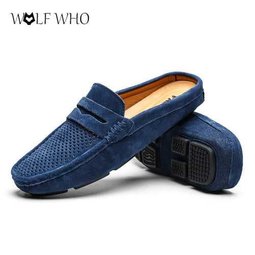 Men Lazy Slip On Moccasins Outdoor Male Casual Loafers