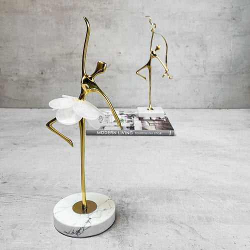 Bernice Golden Ballerina Brass Sculpture