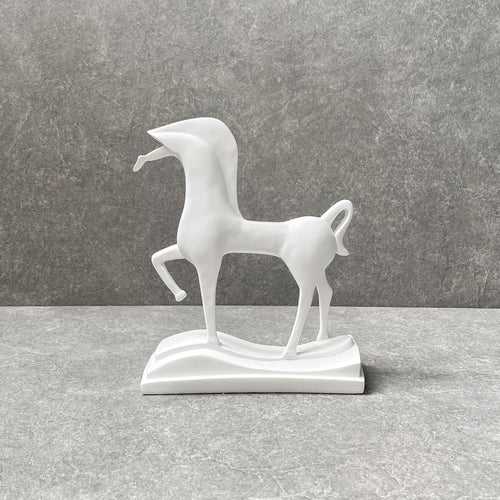 Artemis White Horse Sculpture