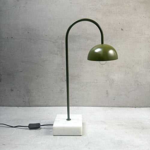 Rixton Metal and Marble Desk Lamp