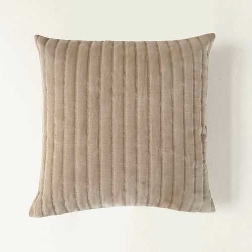 Eden Striped Oatmeal Cushion Cover by Sanctuary Living