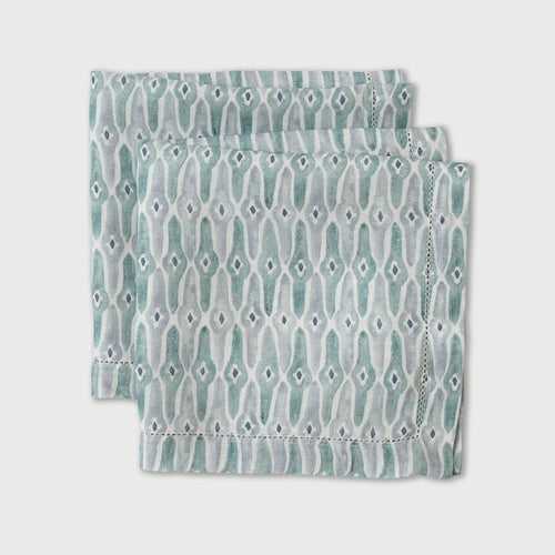 Mosaic Blue Table Napkin (Set of 2) by Sanctuary Living