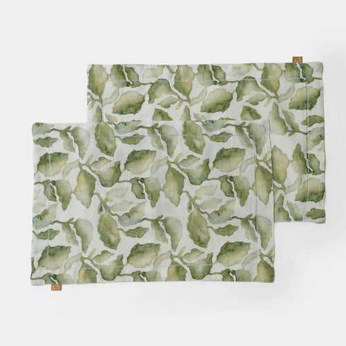Cascade Green Table Mat (Set of 2) by Sanctuary Living