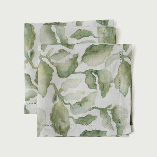 Cascade Green Table Napkin (Set of 2) by Sanctuary Living