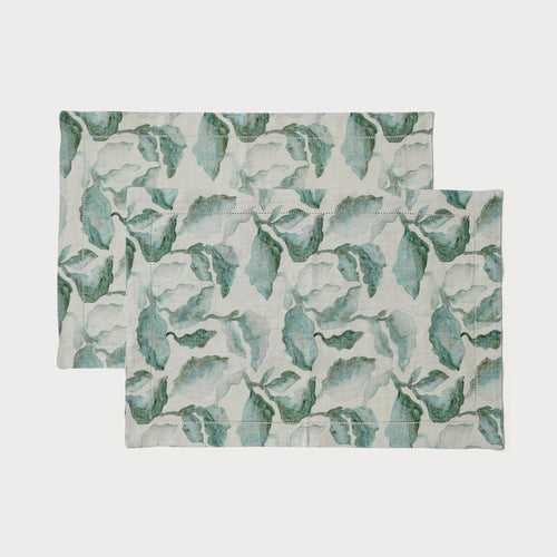 Cascade Teal Table Mat (Set of 2) by Sanctuary Living