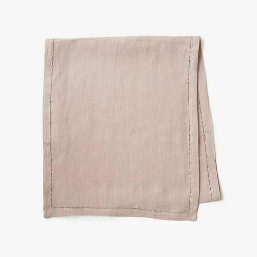 Soft Pink Linen Table Runner (6 seater) by Sanctuary Living