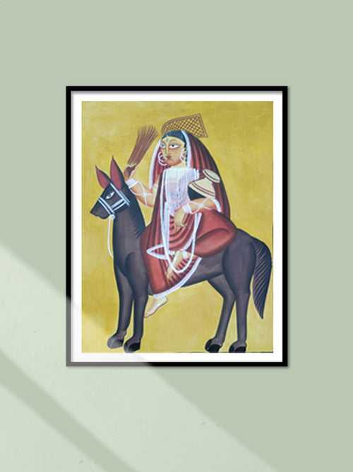 Sheetala Mata in Kalighat by Hasir Chitrakar