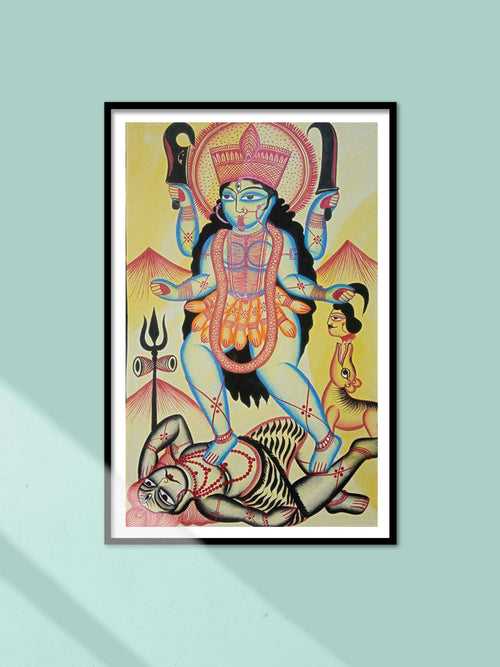 Maa Kali in Bengal Pattachitra by Laila Chitrakar
