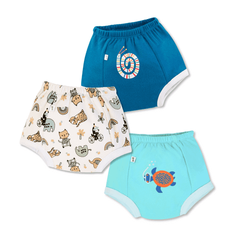 Padded Underwear for Potty Training - 3pack - Wild Life