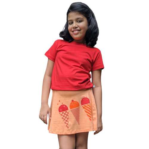 Red Velvet - Skater Skirt with Inbuilt Shorties