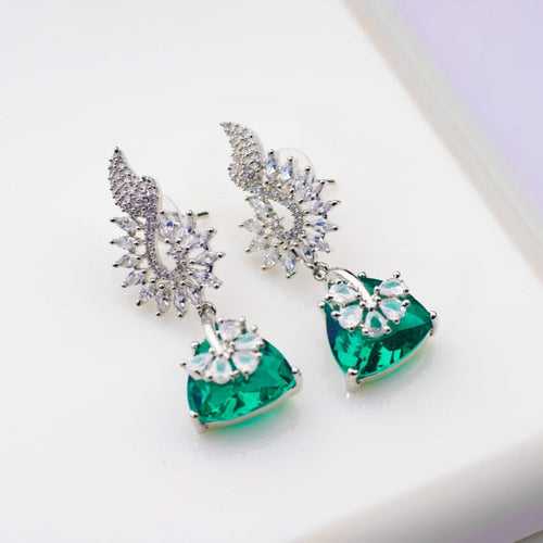 Athena Sea Green Earrings