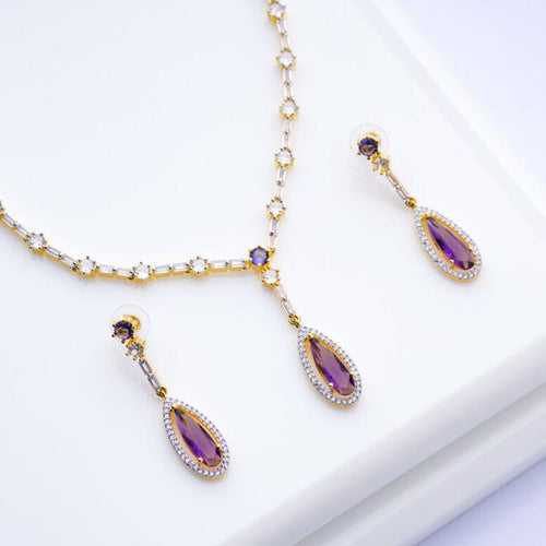 Plum Necklace Set