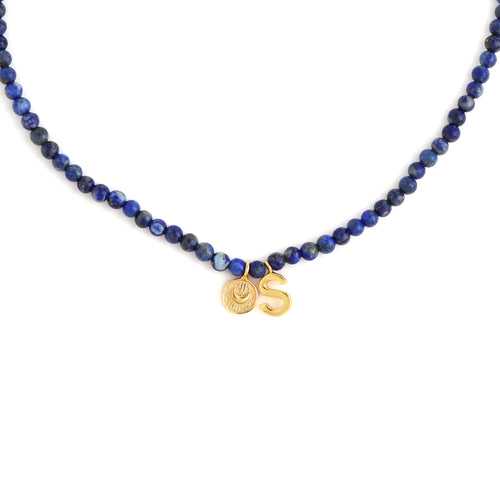 Luna Lapis initial neckchain