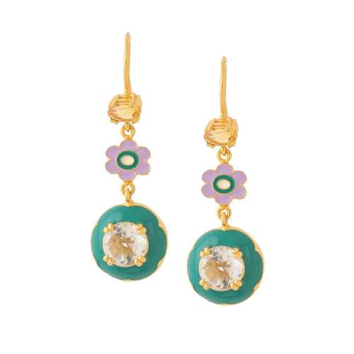 Palma peony Earrings