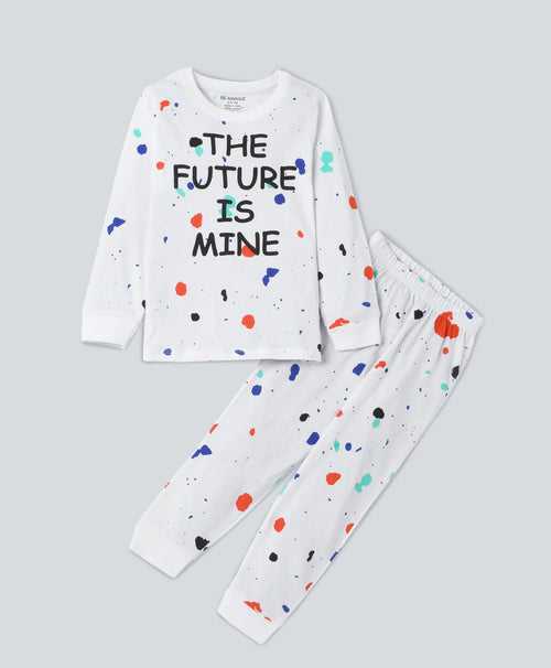 The Future Is Mine Full Sleeves T-Shirt & Pants Set