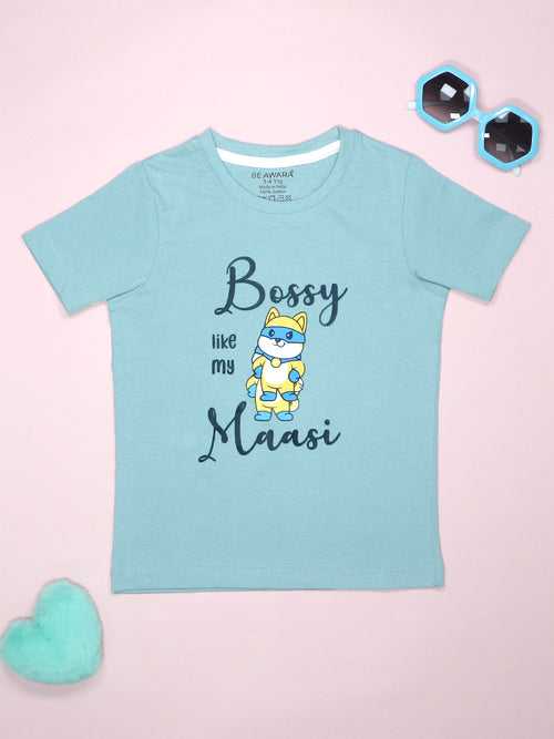 Bossy Like My Maasi Kids T-Shirt