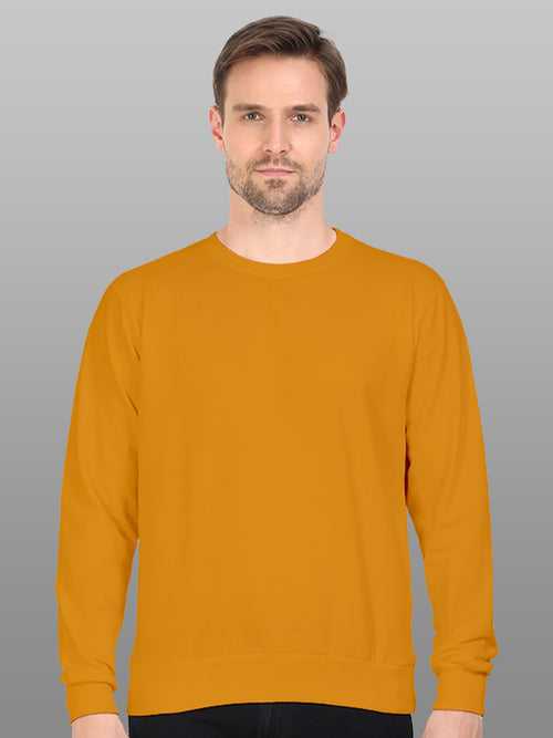 Mustard Yellow Men Sweatshirt