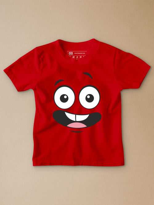 Shocked Smiley Kids T-Shirt
