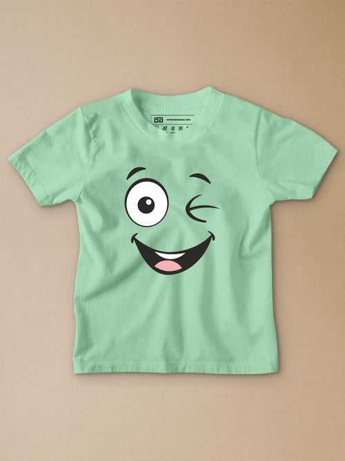 Wink Smiley Kids T-Shirt