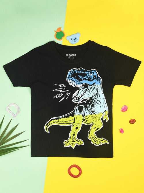 Multi Color Dinosaur Kids T-Shirt