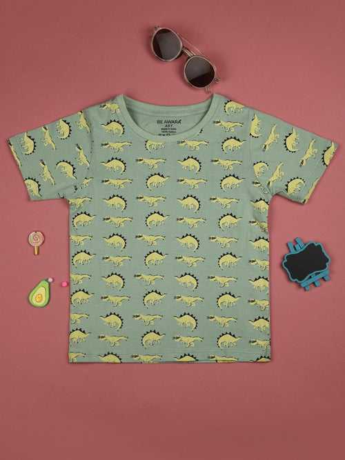 Dinosaur Pattern Kids T-Shirt