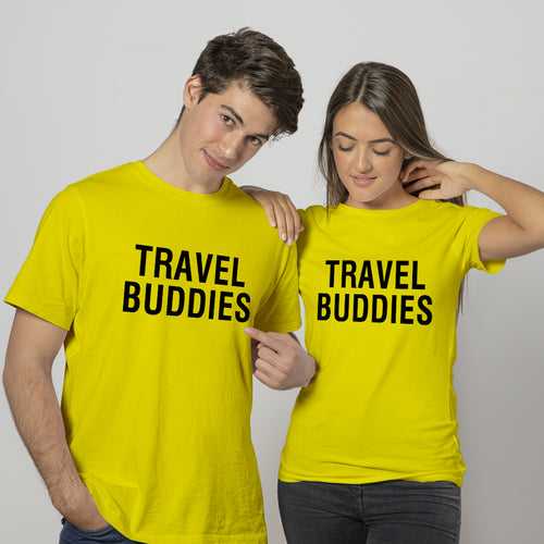Travel Buddies Couple T-Shirt