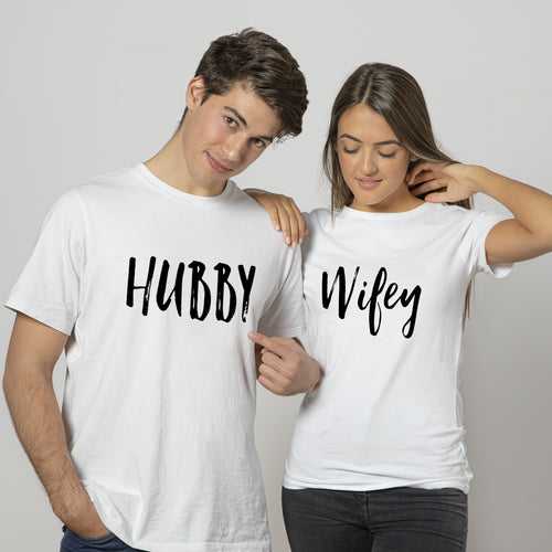 Hubby And Wifey Couple T-Shirt