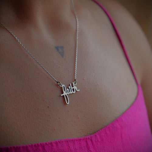 Faith Necklace (Silver)