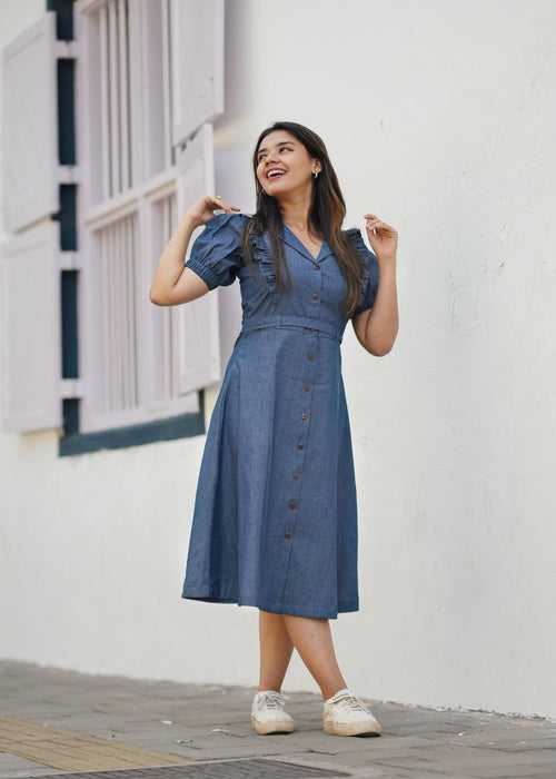 Indigo Chic Dress