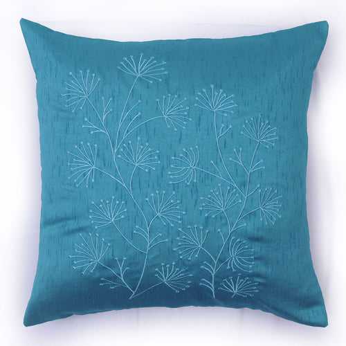 Embroidered Silk Cushions (16" x 16")