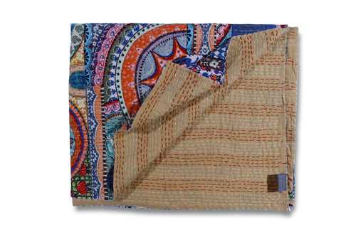 Kantha bedspread ( Multicolor)