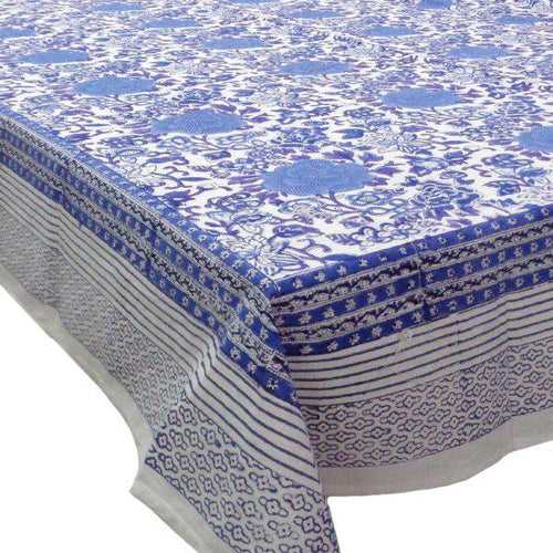 Handblocked Table Cloth (Seats 8)