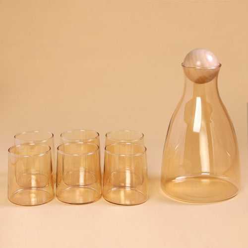 Decanter With Glass - Set of 7